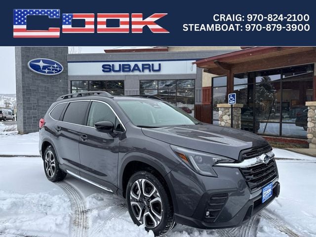2026 Subaru ASCENT Limited 8-Passenger in Magnetite Gray Metallic — front three-quarter view