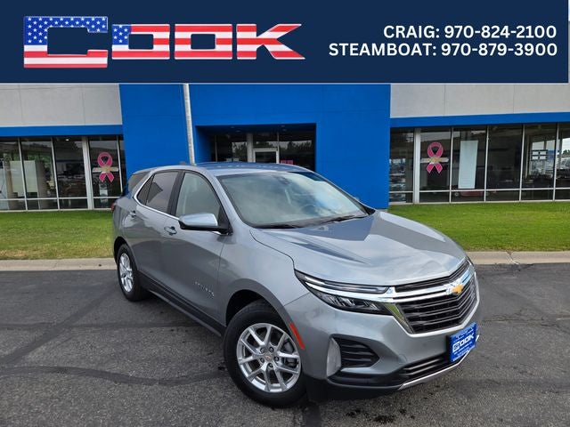 2024 Chevrolet Equinox LT in Sterling Gray Metallic — front three-quarter view